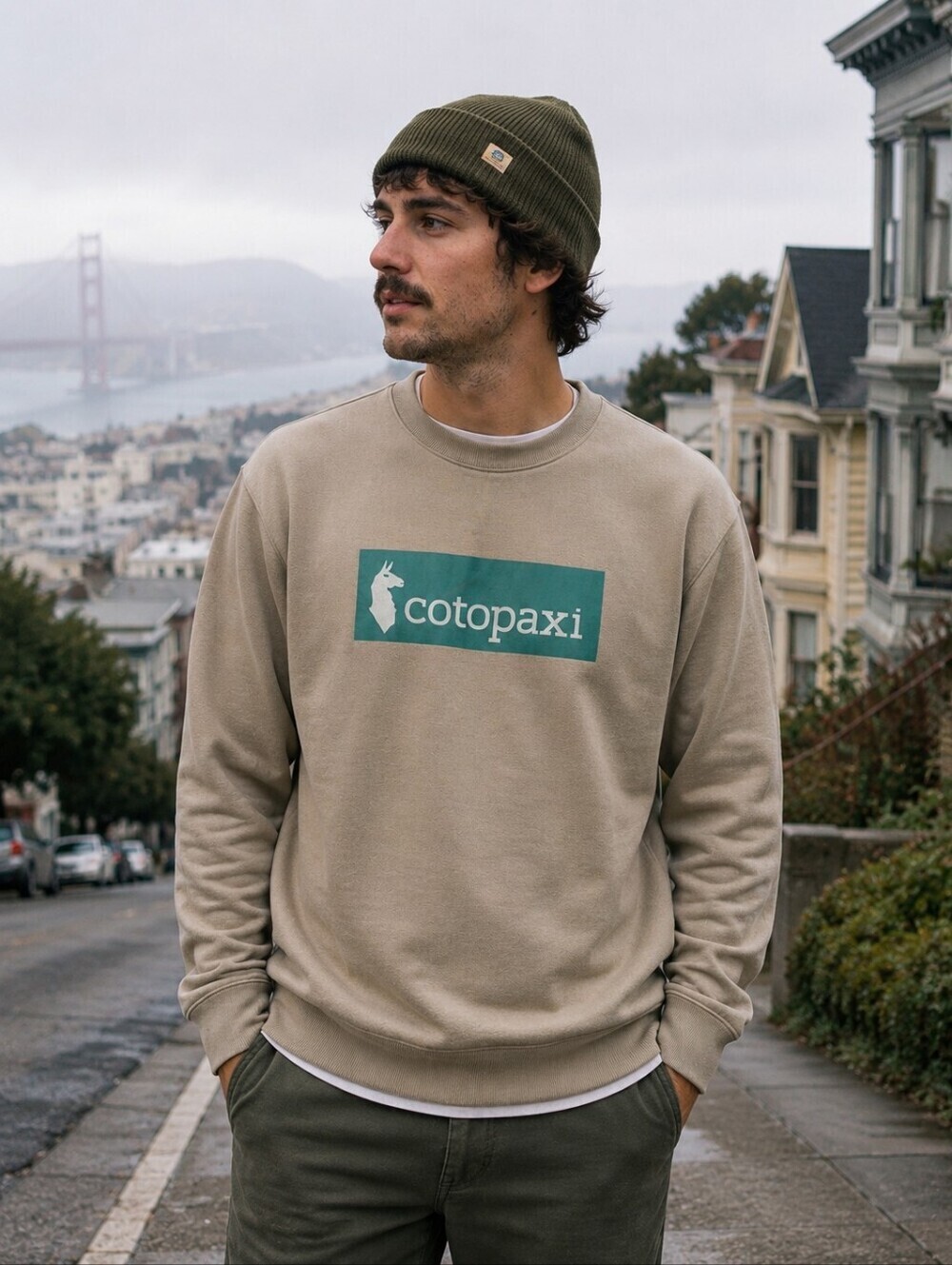 NWT Cotopaxi Icon Crew Sweatshirt-Pebble